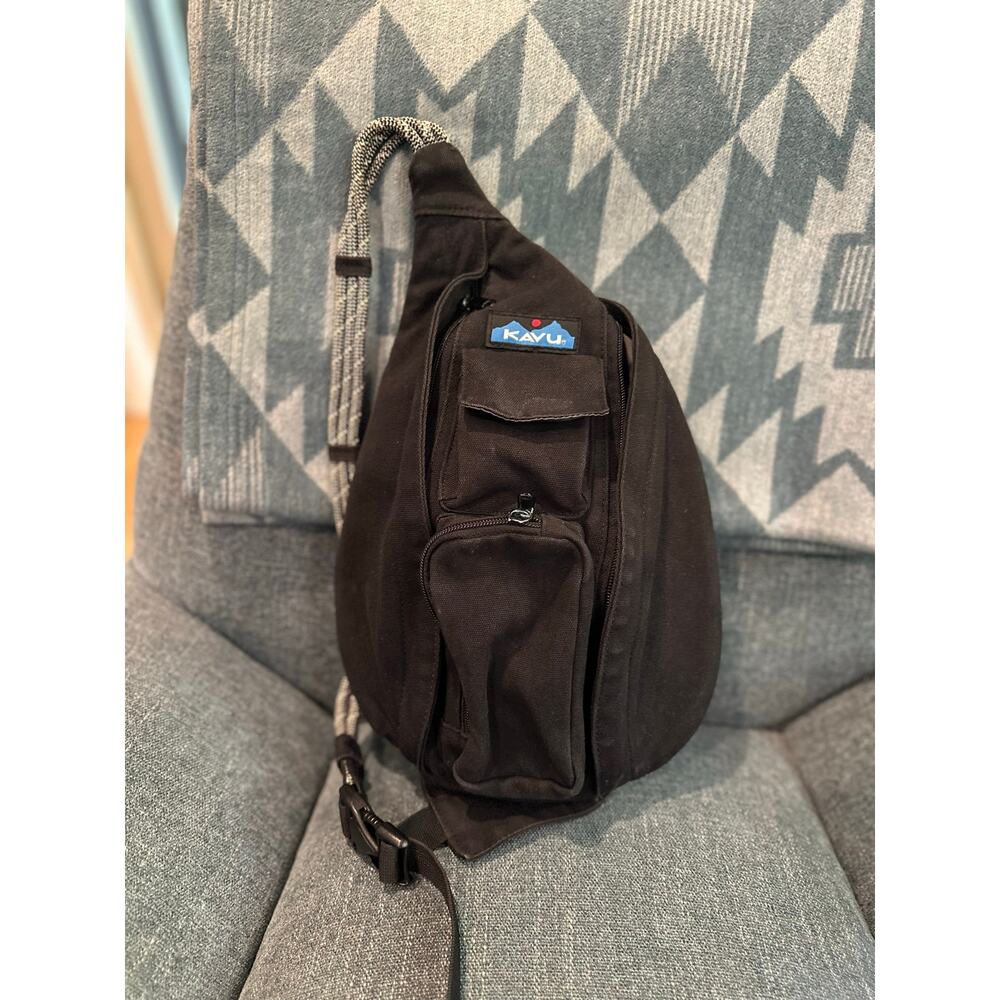 Kavu Rope Bag in Black - Picture 3 of 6